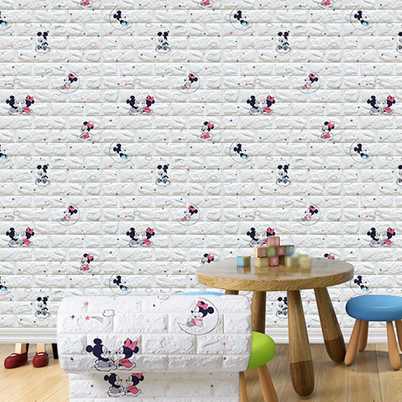 Avtoit | Modern Cartoon Wall Covering Peel and Stick Wall Ceiling for Bedroom