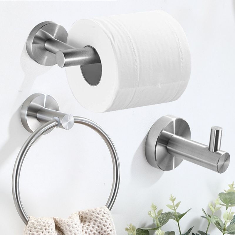 Avtoit | Stainless Steel Bathroom Set 3-piece Modern Style Simple Bathroom Accessories Set
