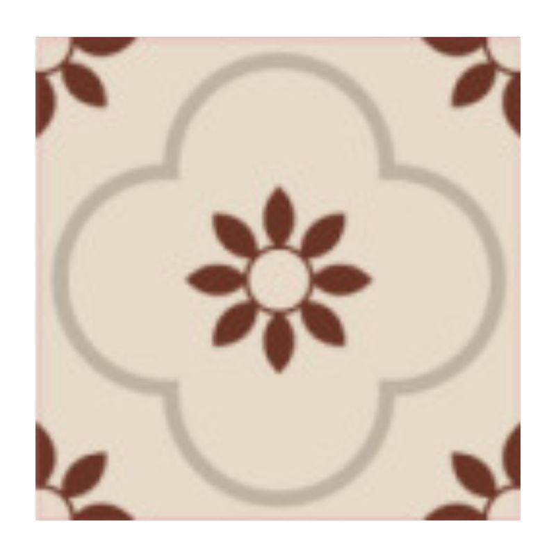 Avtoit | Peel and Stick PVC Flooring Matte Vinyl Flooring with Floral Pattern