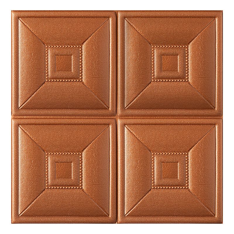 Avtoit | Glam Style Foam Water-Resistant Wall Cladding Living Room 3D Embossing Wall Cladding