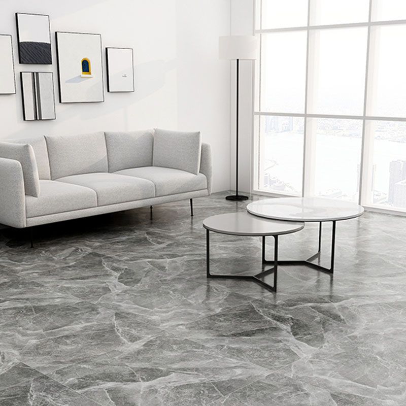 Avtoit | Indoor Flooring Vinyl Peel and Stick Marble Print Square Flooring Vinyl