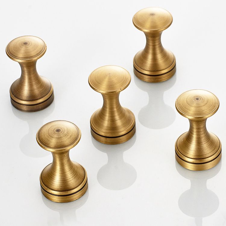 Avtoit | 5-piece traditional bathroom accessory set brushed brass bathrobe hooks