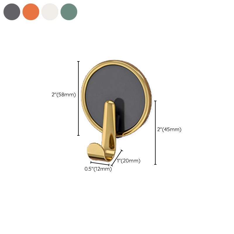 Avtoit | Contemporary 8-piece bathroom set 2.91 inch high bathrobe hooks