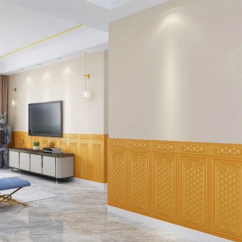 Avtoit | Wall Panel 3D embossed Peel and Stick waterproof back panels for living room