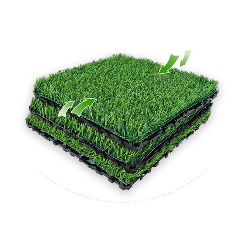 Avtoit | Outdoor Deck tiles with striped detail composite snap parts wood deck tiles