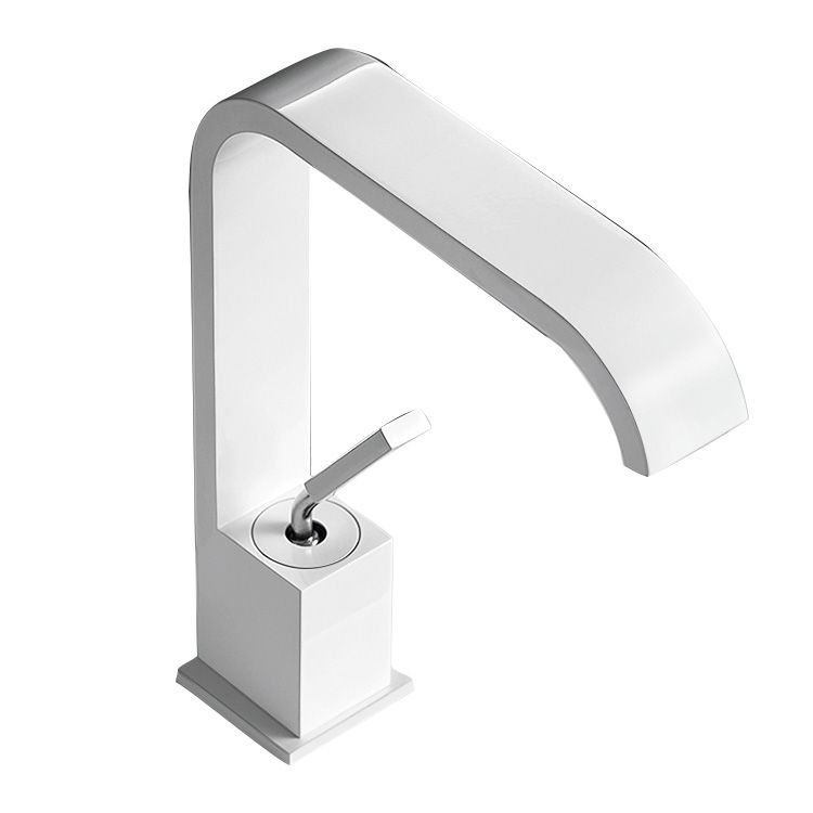 Avtoit | Unique Sink Faucet Bathroom Brass Solid Color Waterfall Spout Faucet