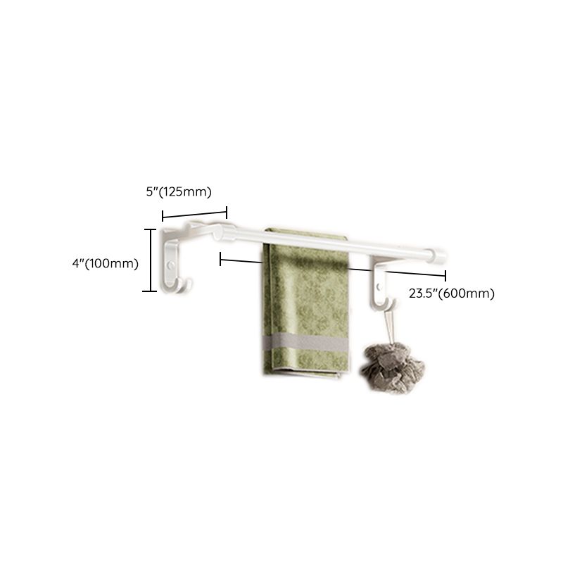 Avtoit | Contemporary bathroom accessory set made of matte stainless steel-aluminum with bathrobe hook/bath shelf