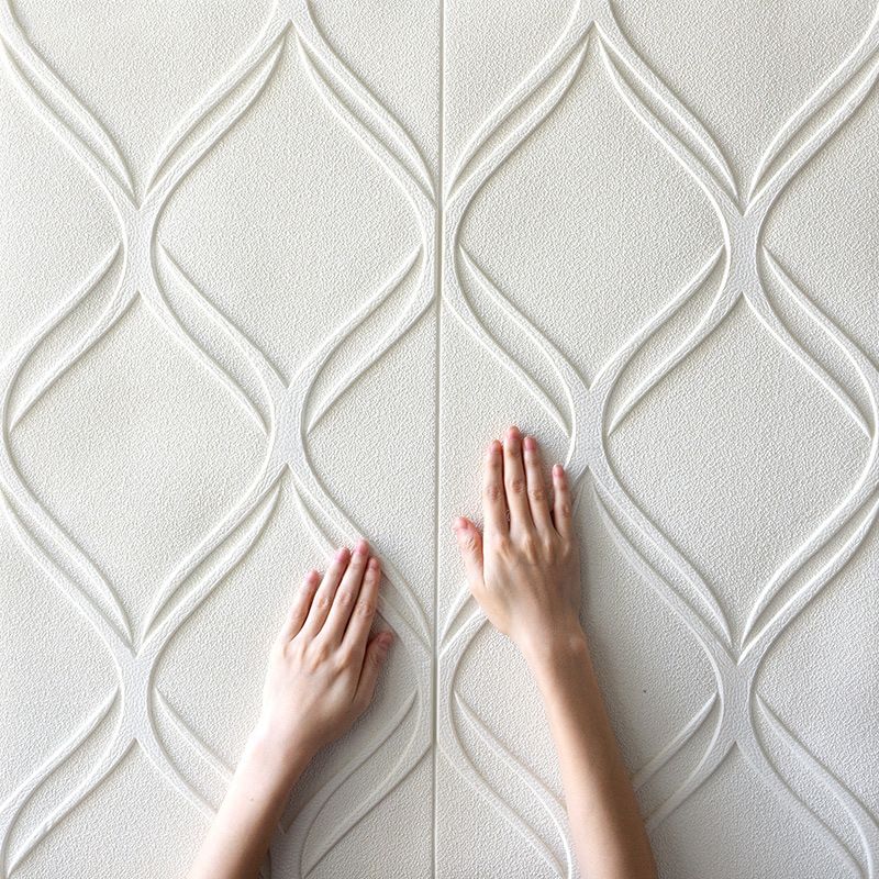 Avtoit | Contemporary waterproof wall planks striped brick bedroom wall panels