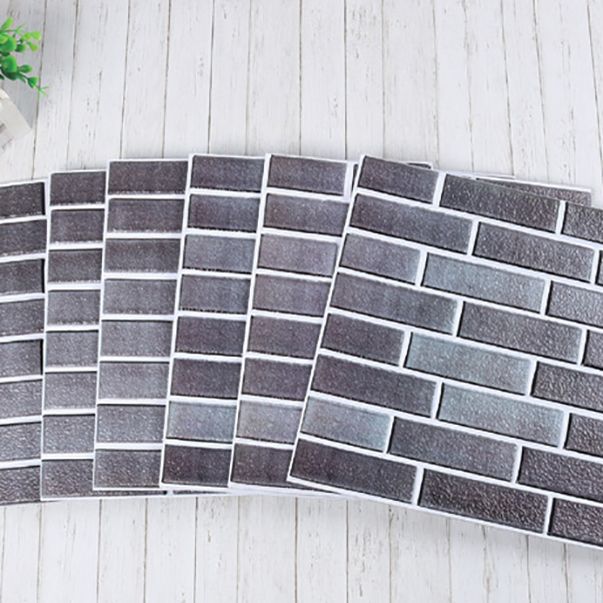 Avtoit | Plastic Peel-and-Stick Tiles Indoor Subway Tiles Wallpaper with waterproof
