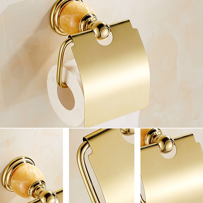 Avtoit | Polished Gold Bathroom Set Metal Bathroom Accessories Hardware Set