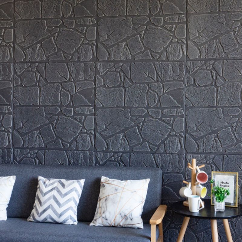 Avtoit | Modern Pearl Wainscoting PVC Wall Access Panel Peel and Stick Wall Tile for Bedroom