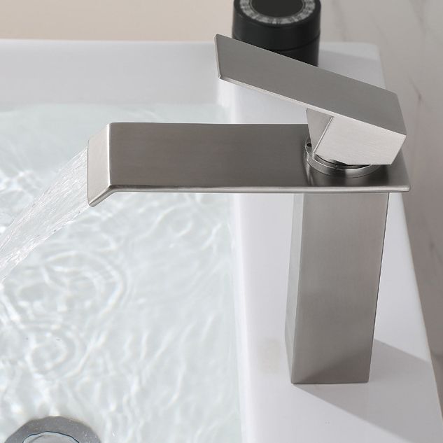 Avtoit | Industrial Faucets Faucet Stainless Steel Lever Handles Waterfall Spout Bathroom Faucet