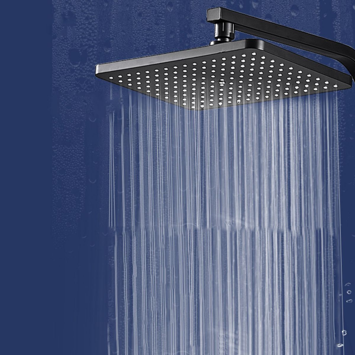 Avtoit | Modern rectangular shower head combo standard spray pattern with hand shower
