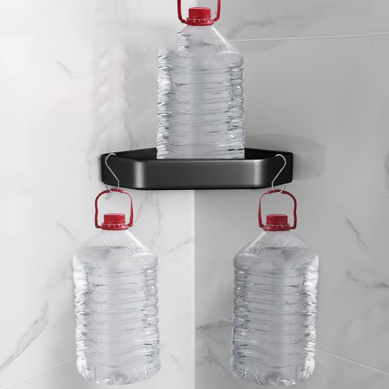 Avtoit | Matt black bathroom accessories set Modern anti-rust 1/2/3-piece bathroom shelf