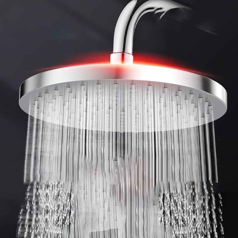 Avtoit | Metal Shower Combo Contemporary Fixed Shower Head with Round and Rectangular Shape