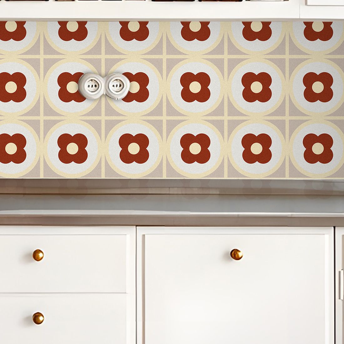 Avtoit | Square Peel & Stick Field Tile Waterproof PVC Peel and Stick Wall Tile