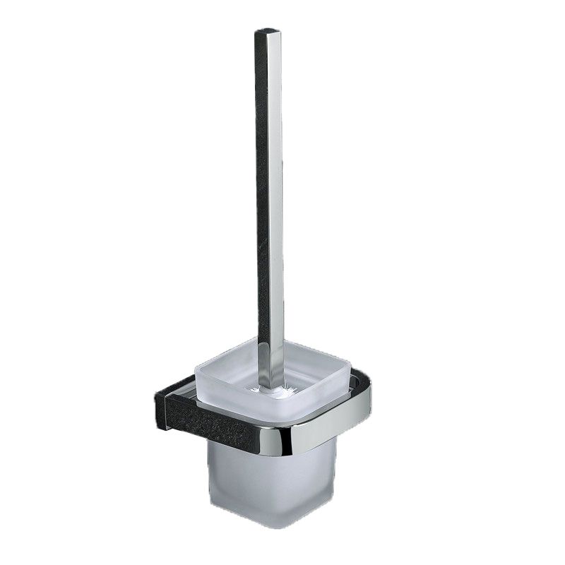 Avtoit | Polished Chrome Modern Bathroom Accessory Set made of Stainless Steel Towel Holder/Soap Dish