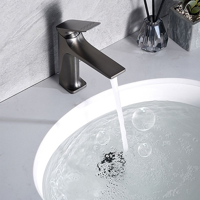 Avtoit | Modern Bathroom Faucet Brass Deep Curve Lever Handle with Faucet Hose