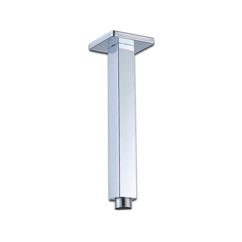 Avtoit | Black Square Fixed Shower Head Modern Style Wall Mounted Shower Head