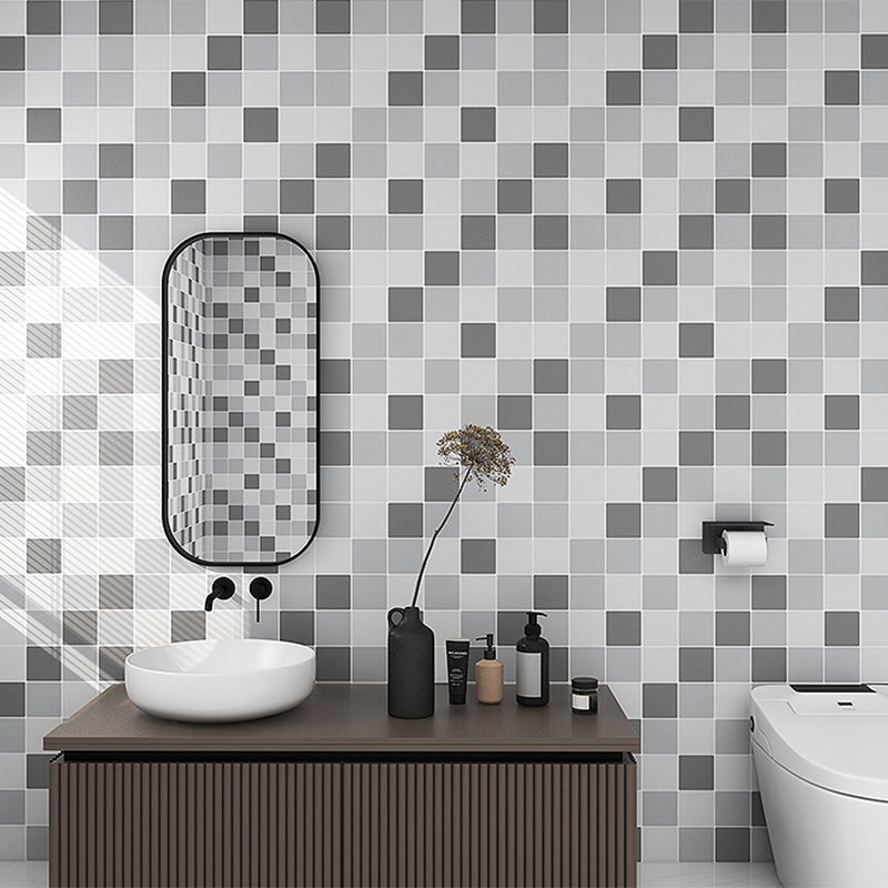 Avtoit | Modern Splash Protection Wallpaper Peel and Stick Mosaic Tile for Bathroom