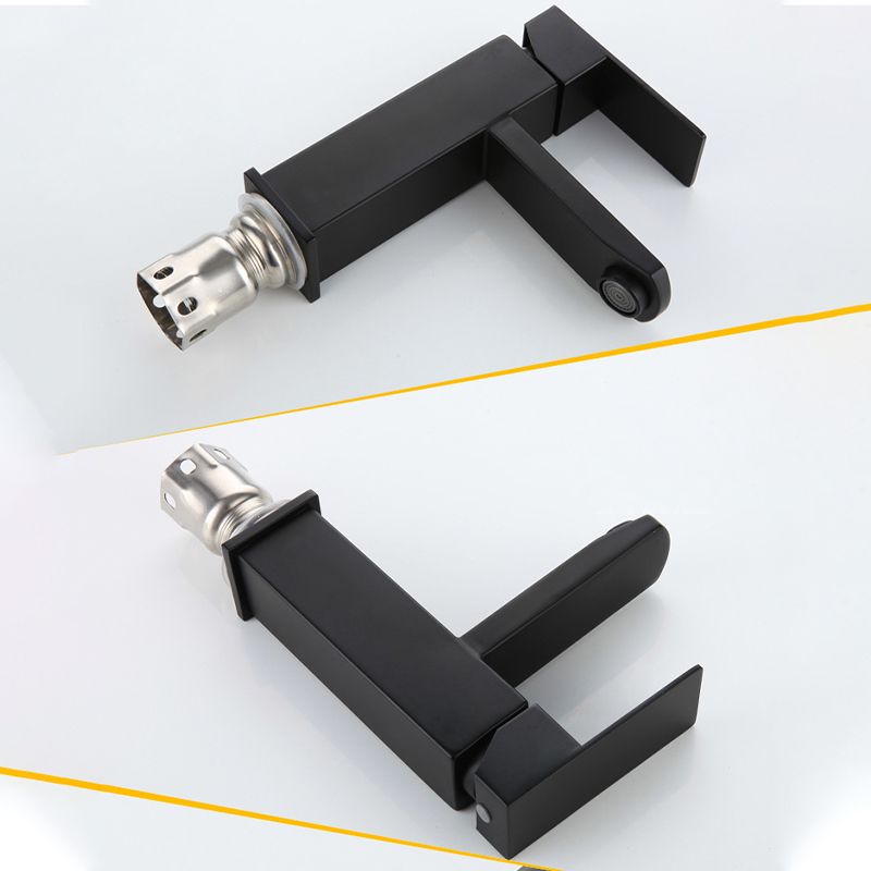 Avtoit | Modern Sink Faucet Centerset Bathroom Sink Faucet in Black