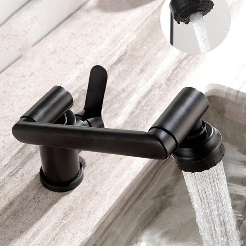 Avtoit | Swivel Spout Bathroom Faucet Single Hole Basin Faucet with Lever Handle