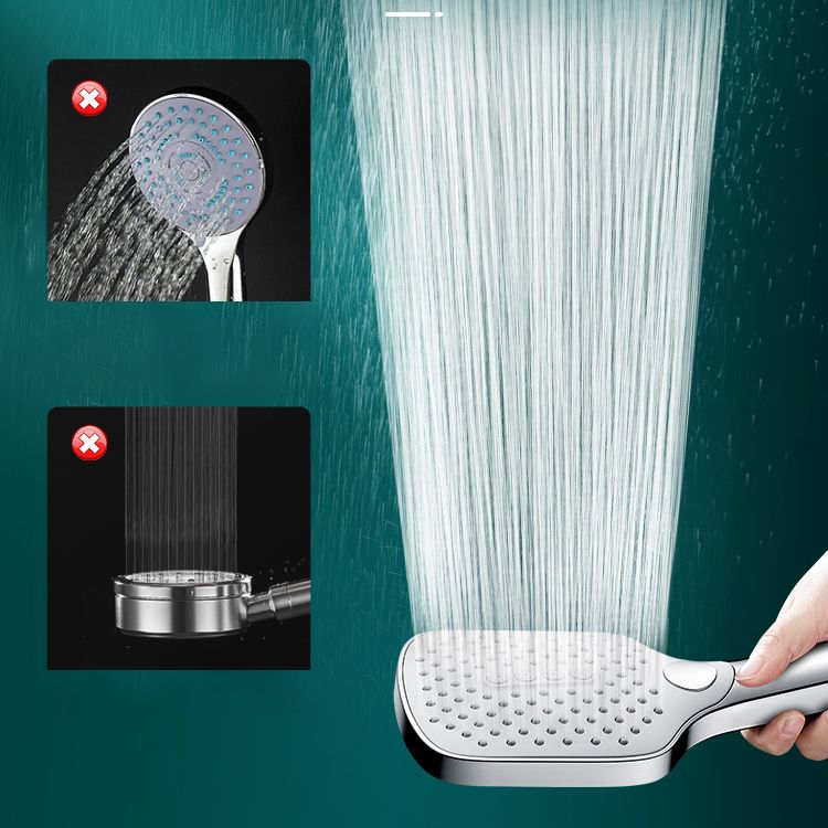 Avtoit | Contemporary Fixed Head Square Supercharged Showerhead Combo