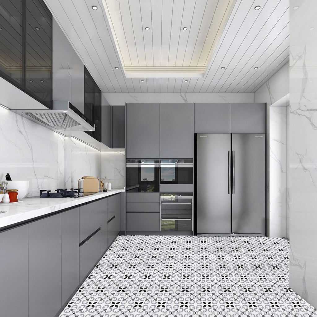 Avtoit | Peel & Stick Vinyl Flooring Lightly patterned vinyl flooring with a matte sheen