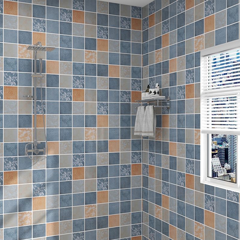Avtoit | Grid Mosaic Peel & Stick Tile Scratch-resistant Wallpaper for Backsplash
