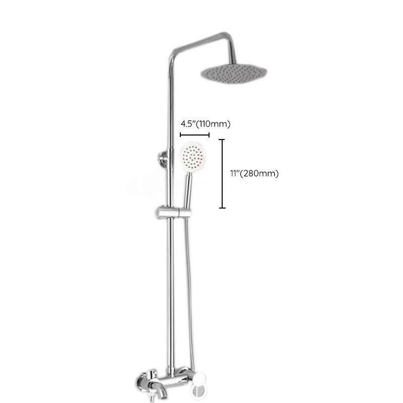 Avtoit | Modern adjustable swivel shower head metal shower fixture on the wall