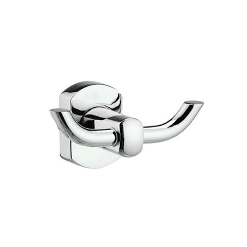 Avtoit | Polished Chrome Modern Bathroom Accessory Set Silver Towel Holder/Bath Shelf