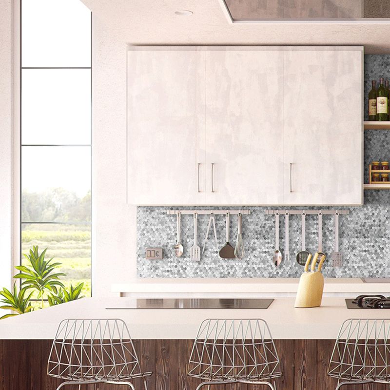 Avtoit | Mosaic Tiles Waterproof Peel and Stick Wall Tile with Hexagonal Shape
