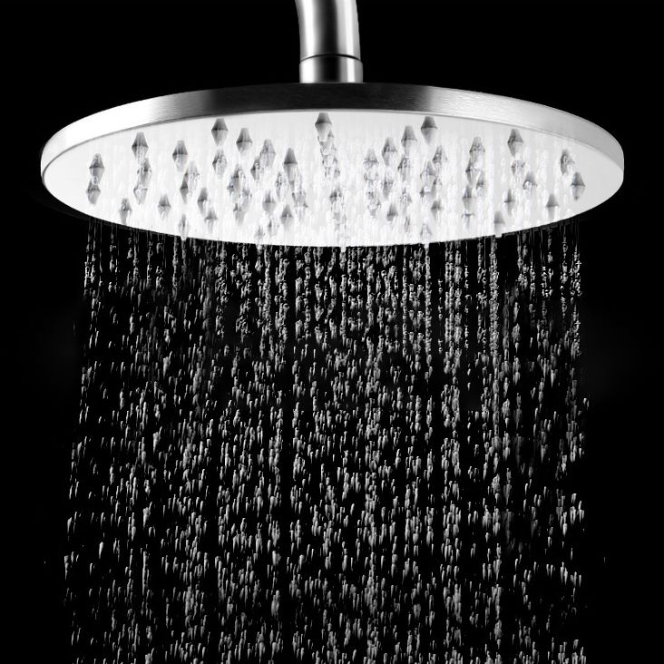 Avtoit | Stainless Steel Fixed Shower Head in Silver H2Okinetic Technology Shower Head