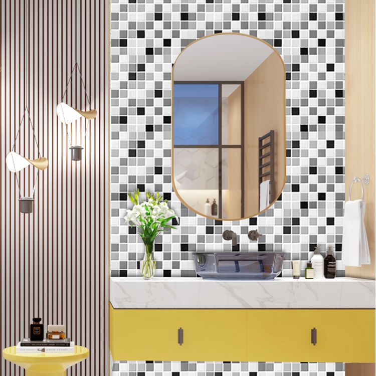 Avtoit | Mosaic Tile Wallpaper Plastic Waterproof Peel & Stick Mosaic Tile