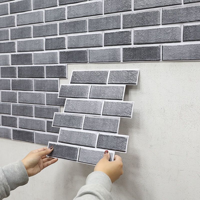 Avtoit | Industrial Wall Panel 3D Brick Bathroom Living Room Wall Panels Set of 5