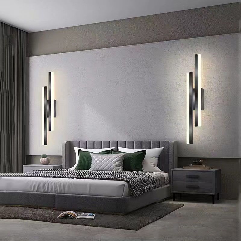 Avtoit | Alana Modern LED Wall Light - Elegant Black/Gold Wall Lighting for Living Room and Bedroom