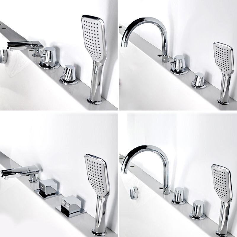 Avtoit | Wall-mounted Copper Roman Bathtub Faucet Low Arc Roman Bathtub Filler Trim