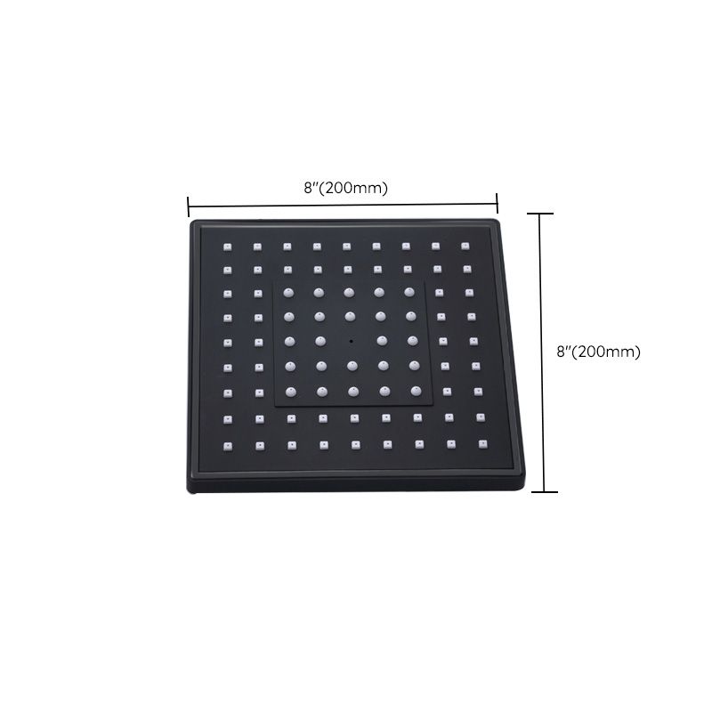 Avtoit | Contemporary Style Shower Head Plastic Fixed Shower Head in Round and Square Shape