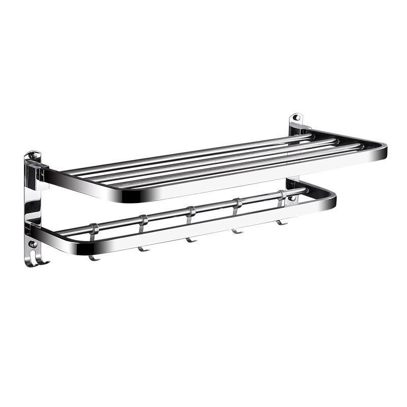 Avtoit | Classic Polished Chrome Bathroom Accessory Set Towel Holder/Paper Holder/Robe Hooks Included