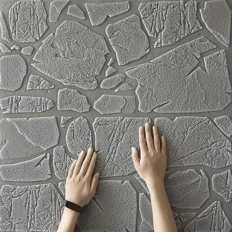Avtoit | Modern Pearl Wainscoting PVC Wall Access Panel Peel and Stick Wall Tile for Bedroom