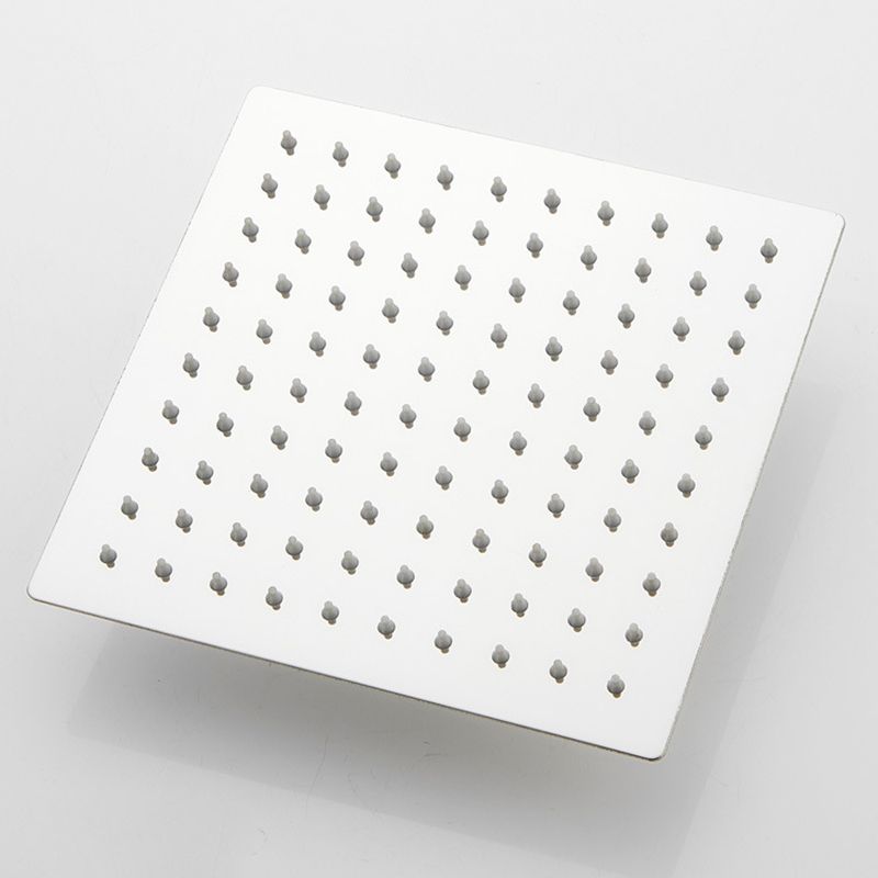 Avtoit | Silver Square Double Shower Head Modern Water Filtration Wall-Mounted Shower Head