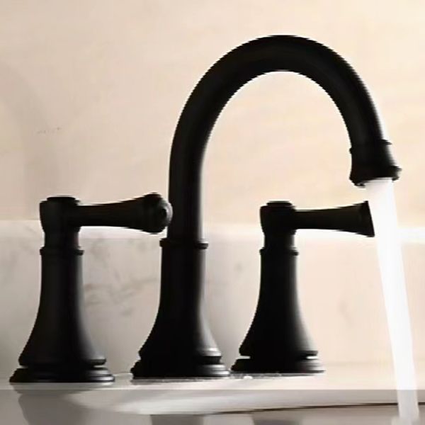 Avtoit | Modern Sink Faucet Widespread Faucet with 2 Handles and 3 Holes