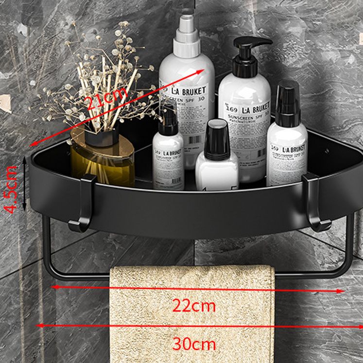 Avtoit | Modern Black-White Metal Bath Hardware Set Bath Shelf Bathroom Hardware Set