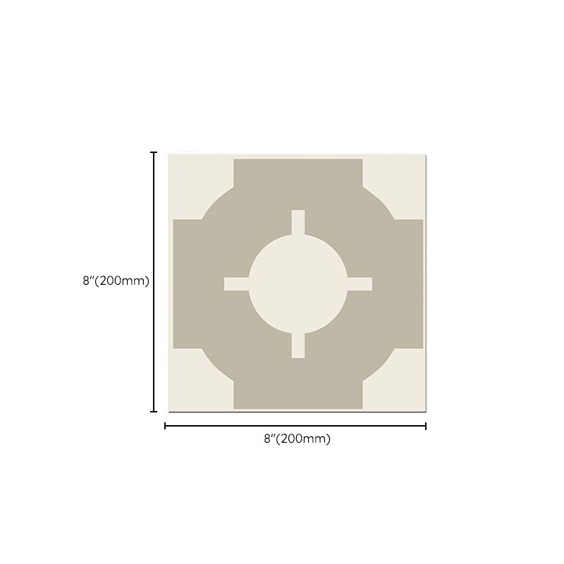 Avtoit | Square Indoor Print Vinyl Floor Peel and Stick Waterproof Vinyl Floor