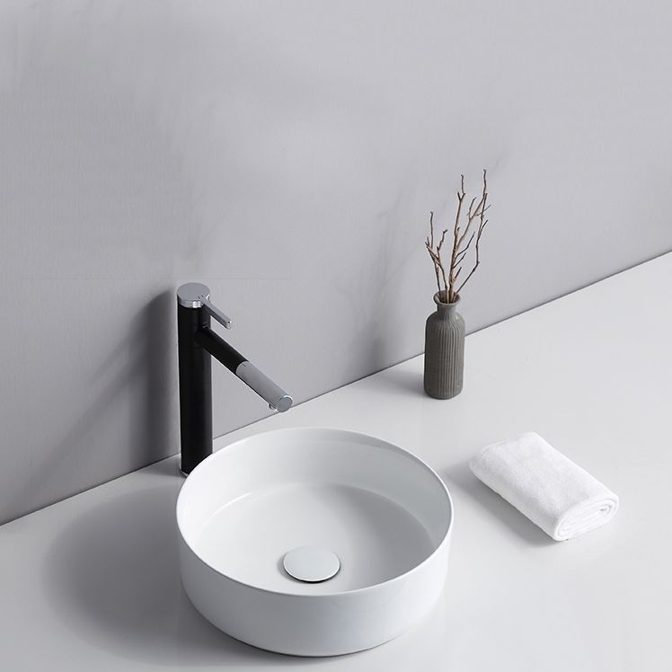 Avtoit | Modern Sink Ceramic Solid Color Round Sink