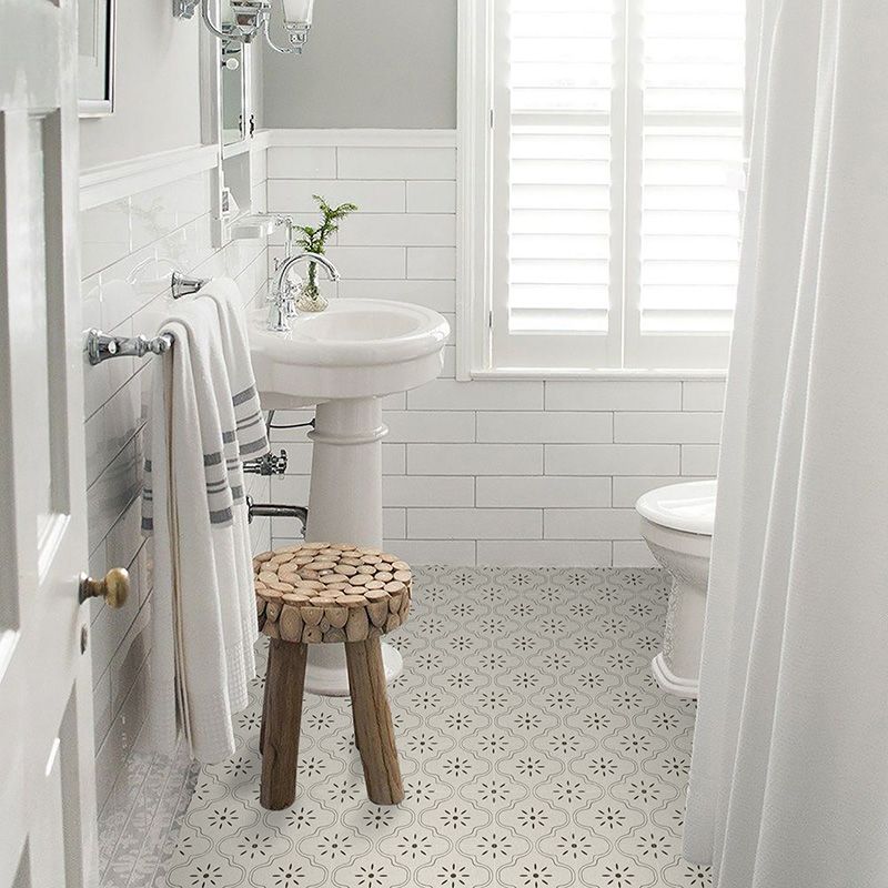 Avtoit | White Peel and Stick Tile Mosaic Tile Peel and Stick Backing 10 Pack