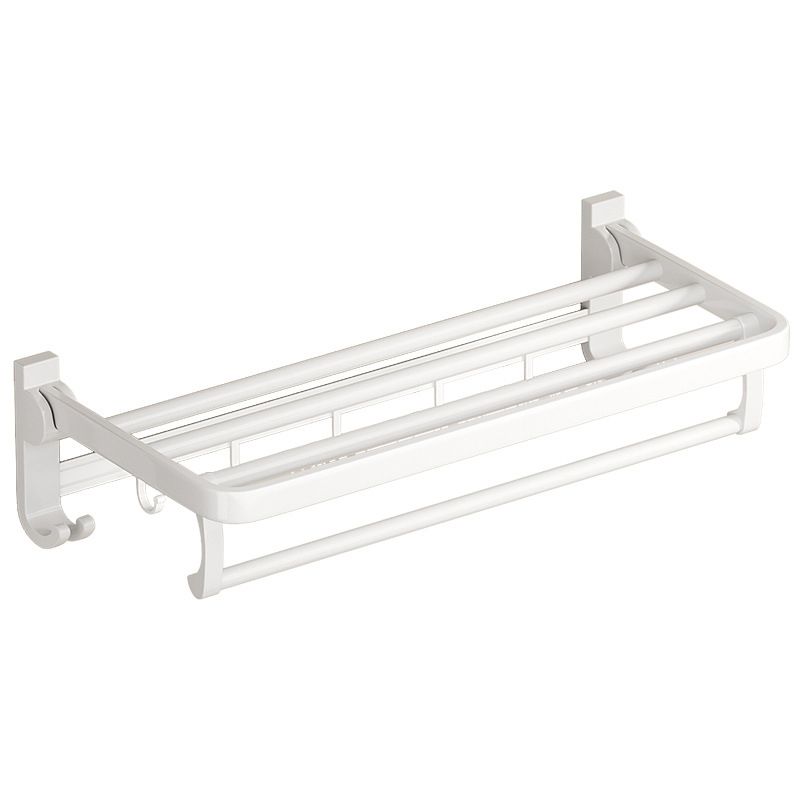 Avtoit | White Bathroom Accessory Set Contemporary Aluminum Bathroom Accessory Kit with Towel Holder