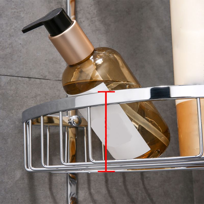 Avtoit | Modern Bathroom Hardware Paper Holder Bathroom Shelf Silver Bathroom Accessory Set