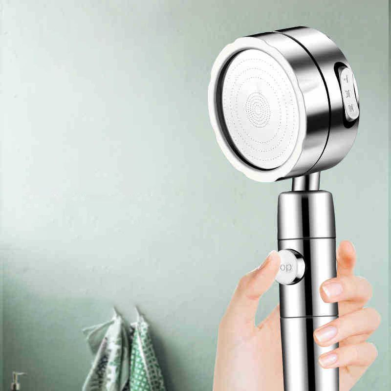 Avtoit | Modern Handheld Showerhead 3 Spray Round Metal Shower Heads