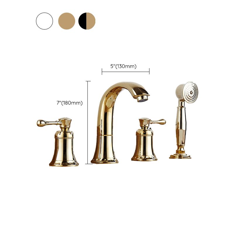 Avtoit | Tradition Bathtub Filler Trim Deck-Mounted Swing Spout Bathtub Filler